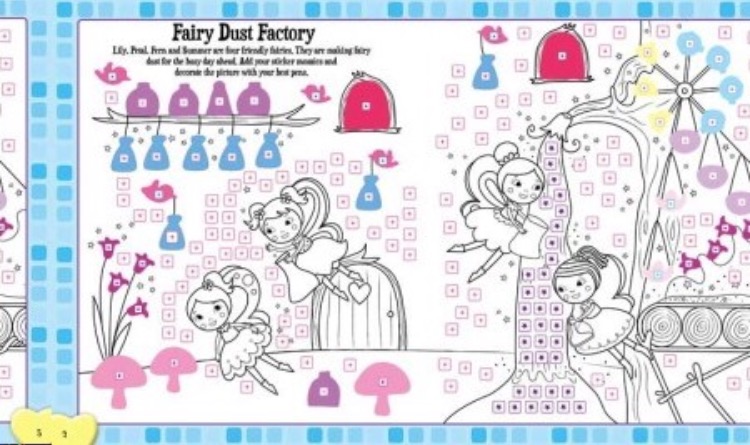 กระเป๋ากิจกรรมเสริมทักษะสุดน่ารัก My Super Sparkly Sticker Mosiac Pack