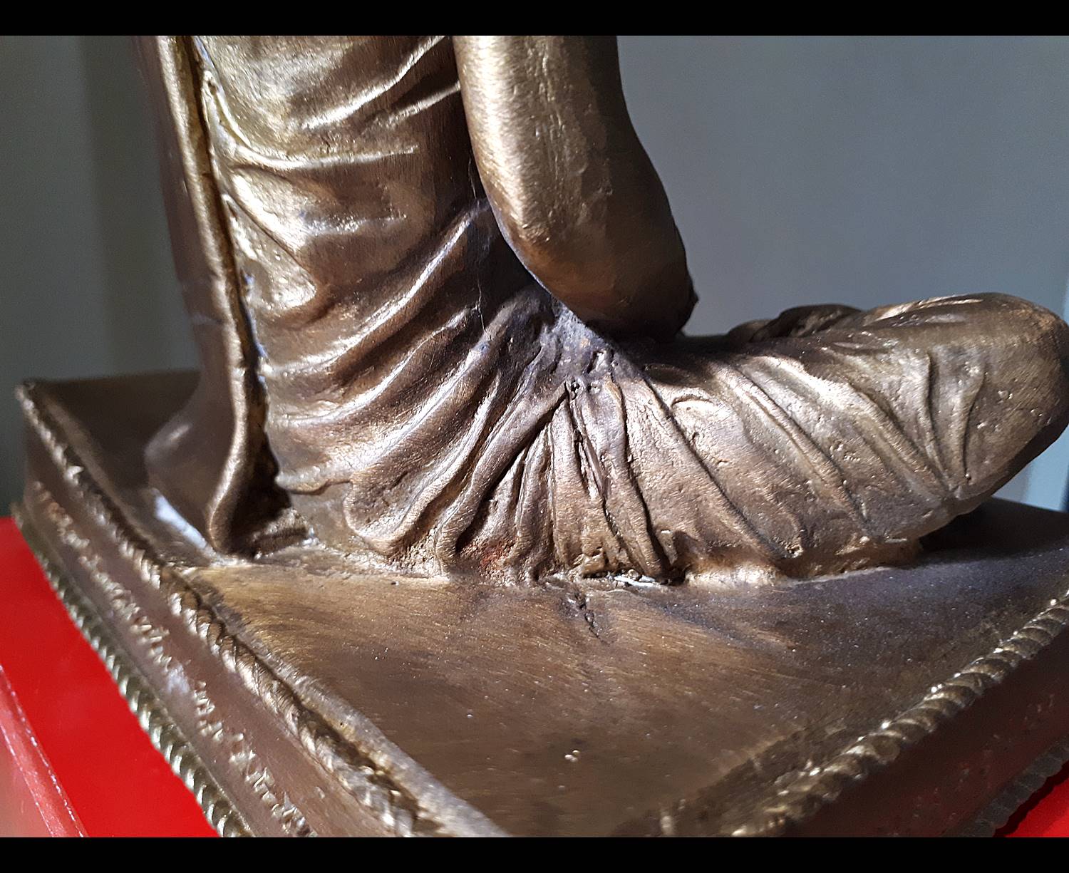 รูปหล่อ หลวงพ่อเดิม วัดหนองโพ จ.นครสวรรค์ เนื้อทองเหลือง ปี2553 - (หน้าตัก5นิ้ว สูง7.5นิ้ว) - หลวงพ่อรวย หลวงพ่อเพิม หลวงพ่อพูน ร่วมปลุกเสก