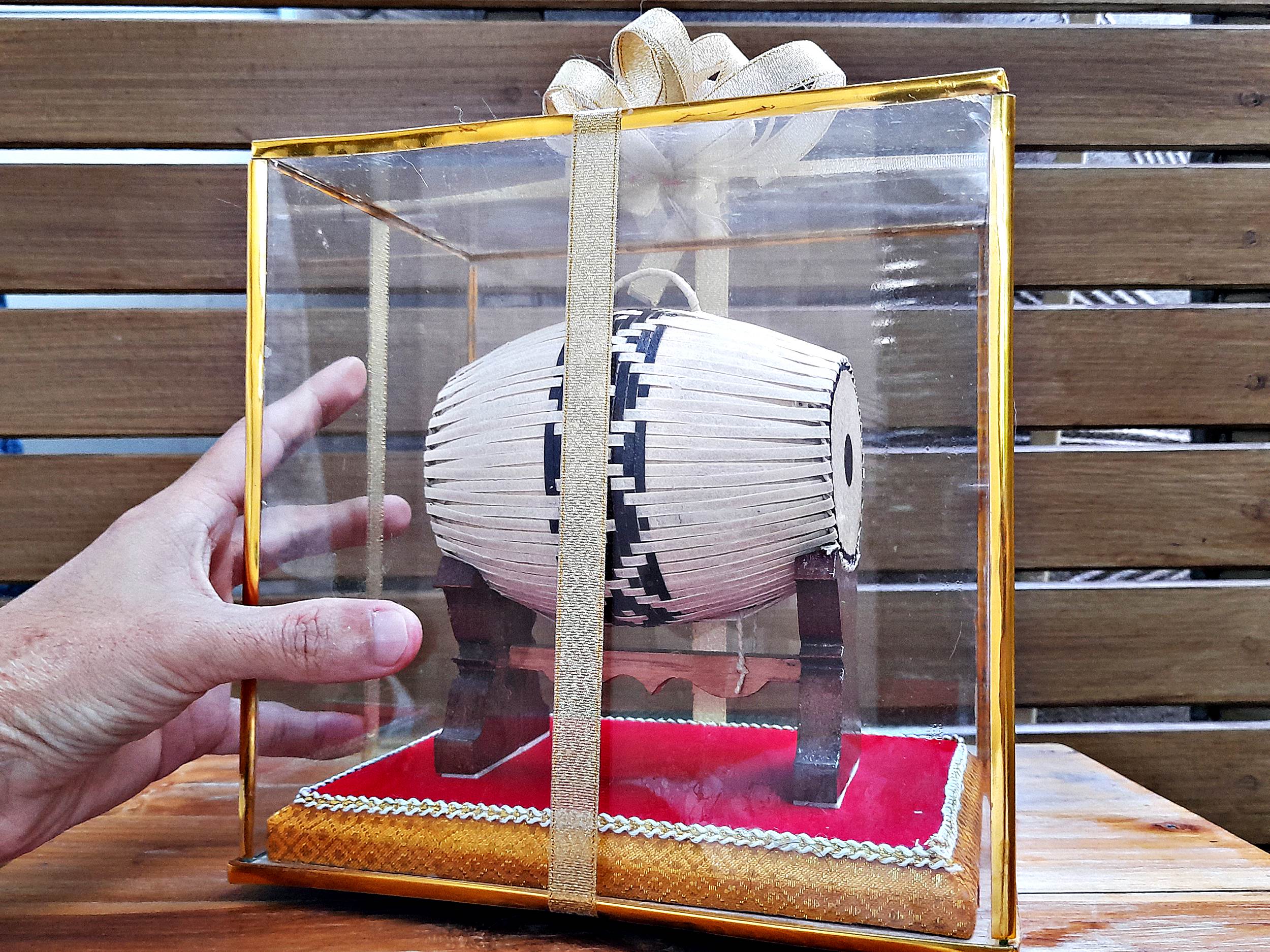 ตะโพน ใหญ่ #องค์ครู (ขนาดตั้งบูชา) รุ่นแรก ปี2563 #รับประกันแท้ - หลวงพ่อเล็ก วัดท่าขนุน