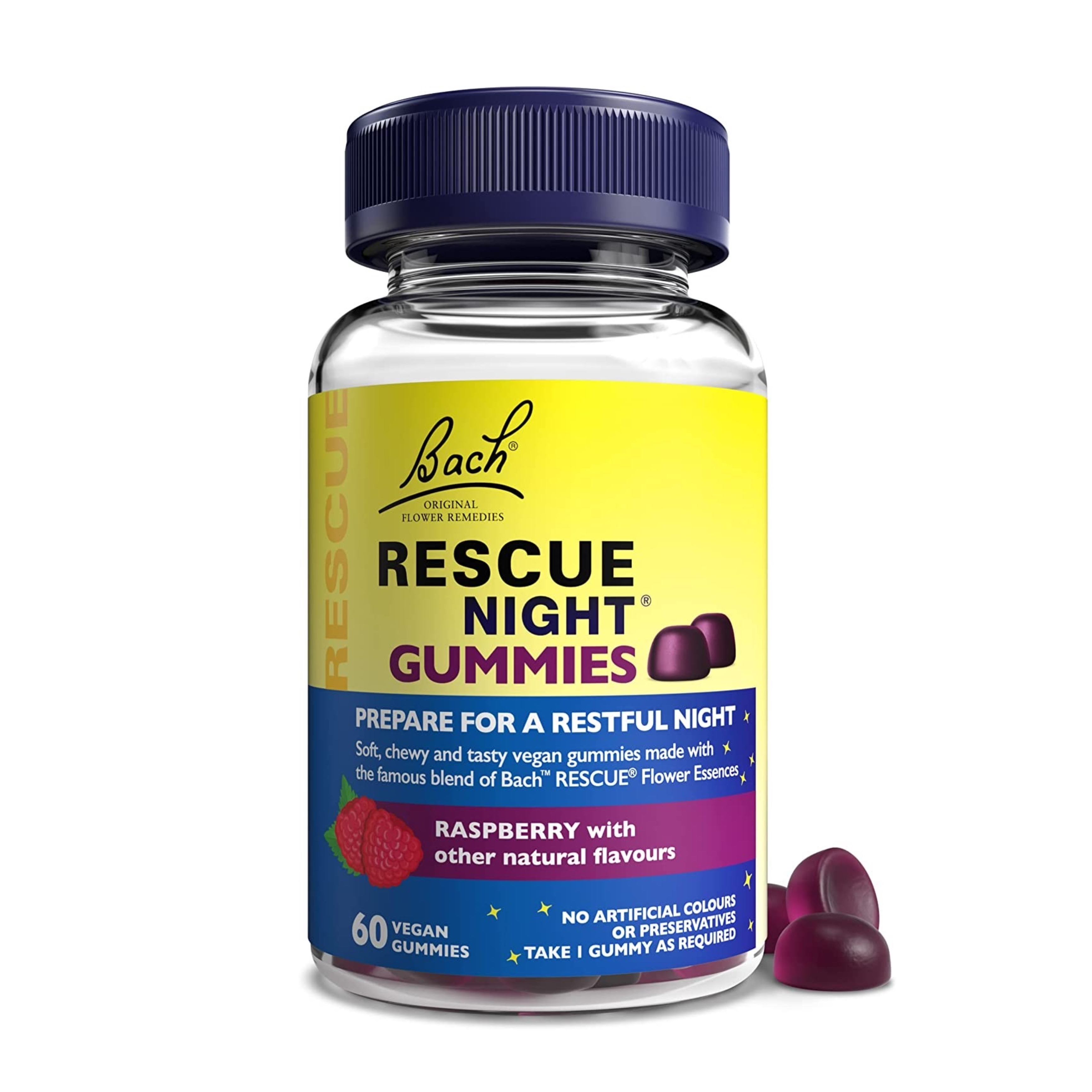 กัมมี่สมุนไพรเสริมการนอนหลับ Bach Rescue Night Gummies