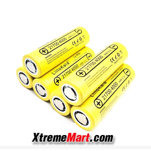 แบตเตอรี่ชาร์จ LiitoKala Lii-40A 21700 4000mAh 3.7V Li-ion Rechargeable Battery