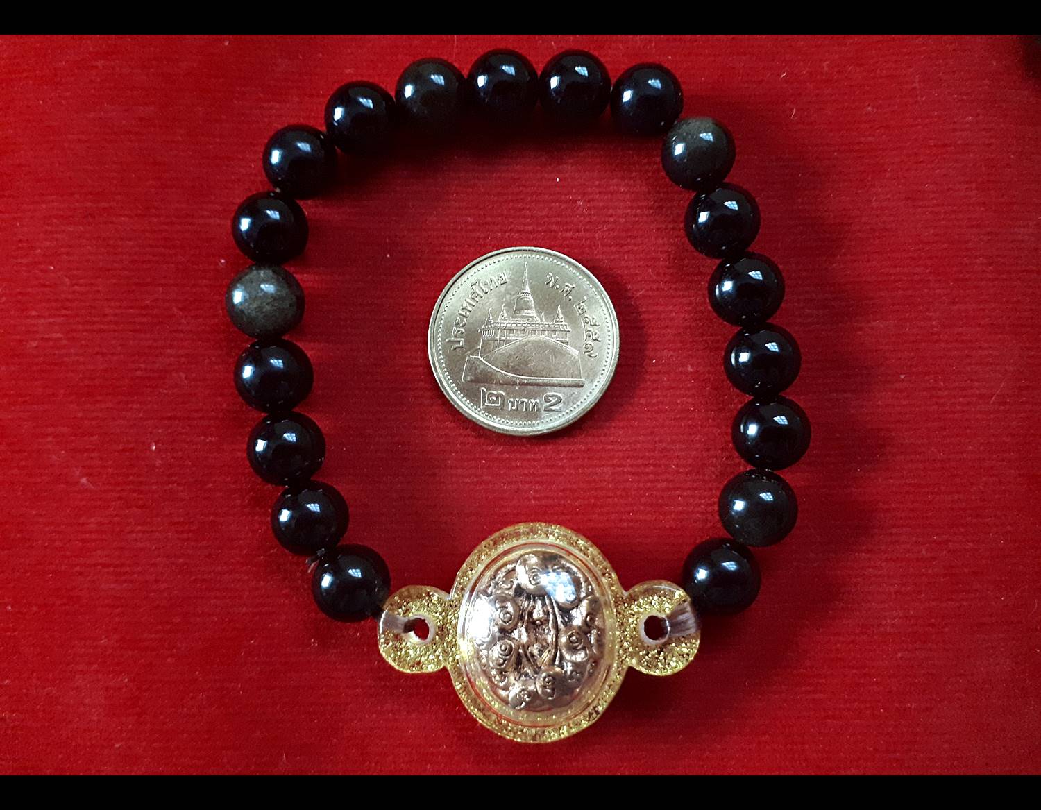 สร้อยข้อมือ+เหรียญศิวลึงค์ (11รุ่ม1) หลัง โยนี (พ่อปู่แม่ย่าให้กำเนิด พลังงานจักรวาล) (ปลุกเสกที่ปราสาทนครวัดและเขาพนมกุเลน) ปี2562 #รับประกันแท้ - หลวงปู่อุดมทรัพย์(พระอาจารย์จ่อย ลูกศิษย์หลวงปู่หมุน วัดบ้านจาน) วัดเวฬุวัน