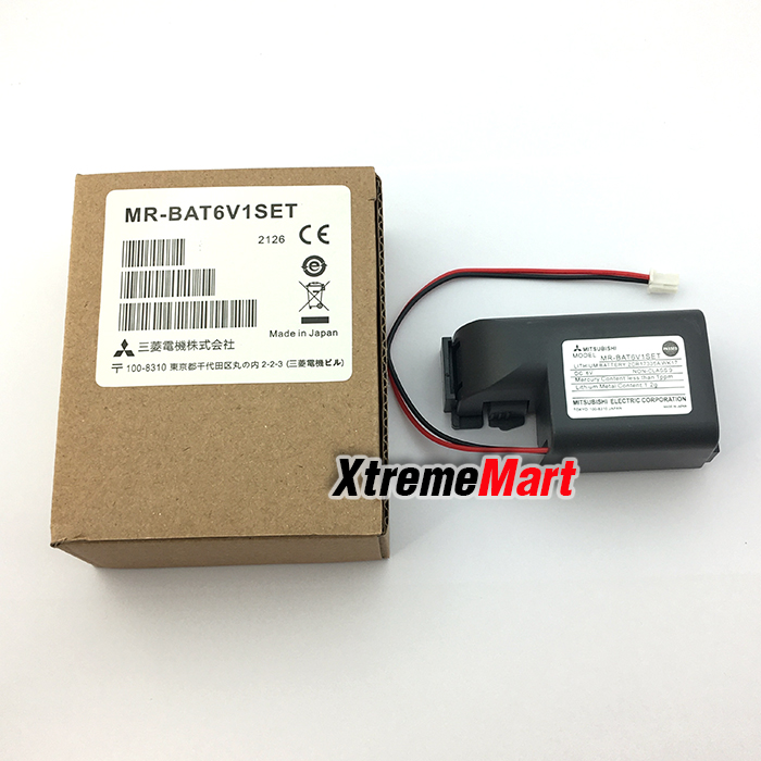 MR-BAT6V1SET แบตเตอรี่ MITSUBISHI MR-BAT6V1SET MR-J4 6V 1650mAh Lithium Industrial Battery (ก้อนละ)
