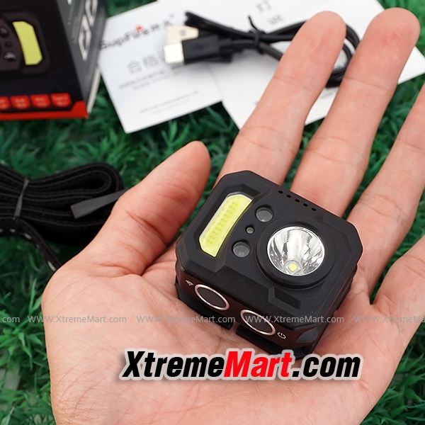 ไฟฉายคาดหัว Supfire HL19 LED XG2 + COB พร้อมระบบ Sensor มือโบกเปิด-ปิด