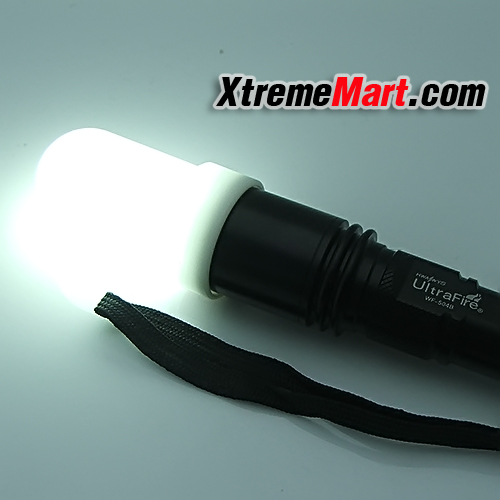 โคม Portable Beam Soft Diffuser for Flashlights (31.8mm Inner Diameter)