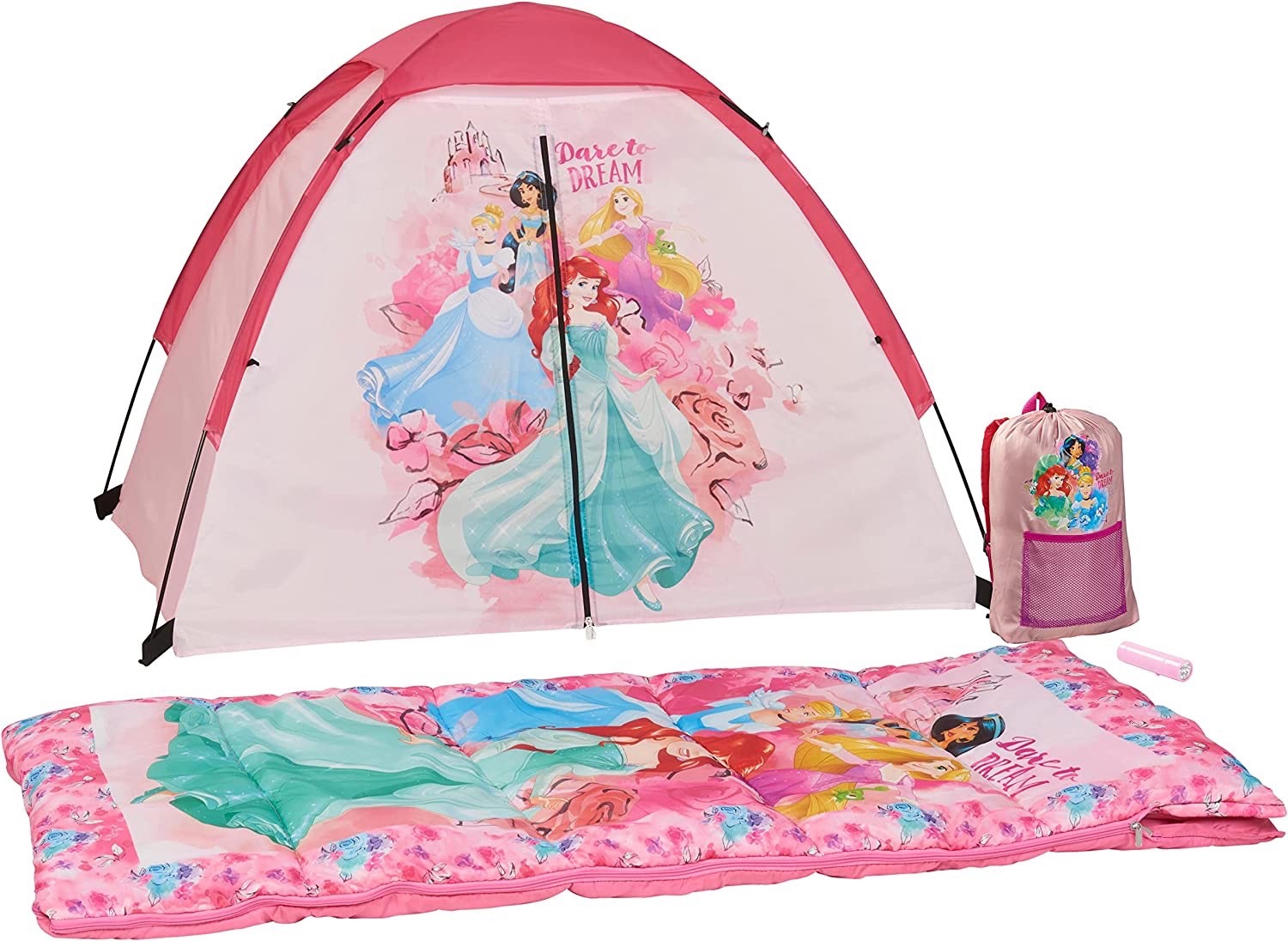 เต็นท์แคมปิ้งพร้อมอุปกรณ์สำหรับเด็ก Disney Princess Fun Camp Kit