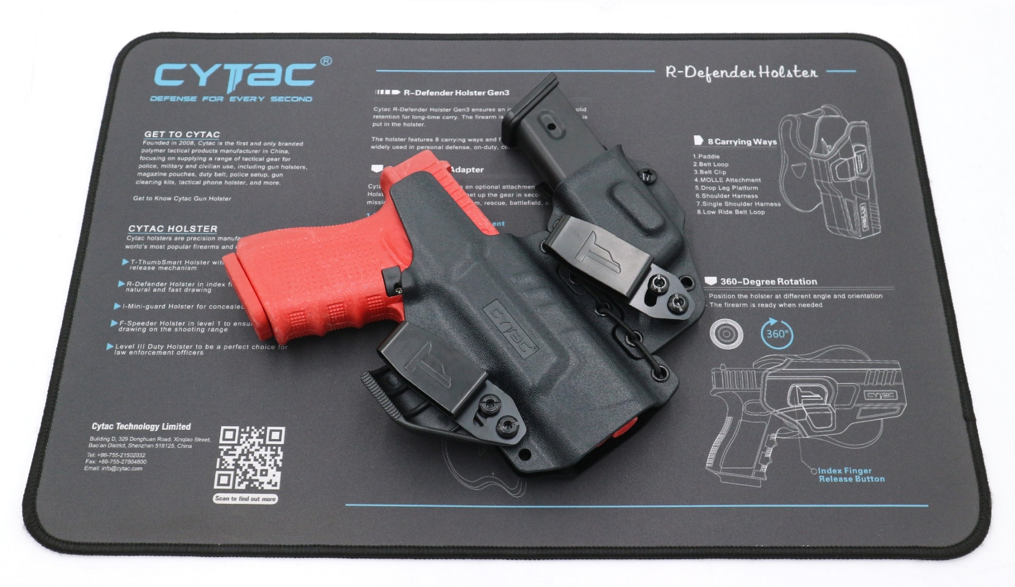 CYTAC thailand ซองพกใน K-MASTER รุ่น G19/G17 อัพเลเวล พร้อมซองแม็ก