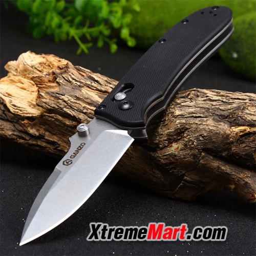 มีดพับ Ganzo G7041-BK Stainless Steel G10 Handle Folding Knife (ด้ามสีดำ)