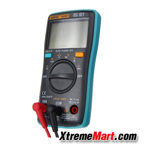 มัลติมิเตอร์ดิจิตอล ANENG รุ่น AN8001 แบบพกพา (Digital Multimeter)