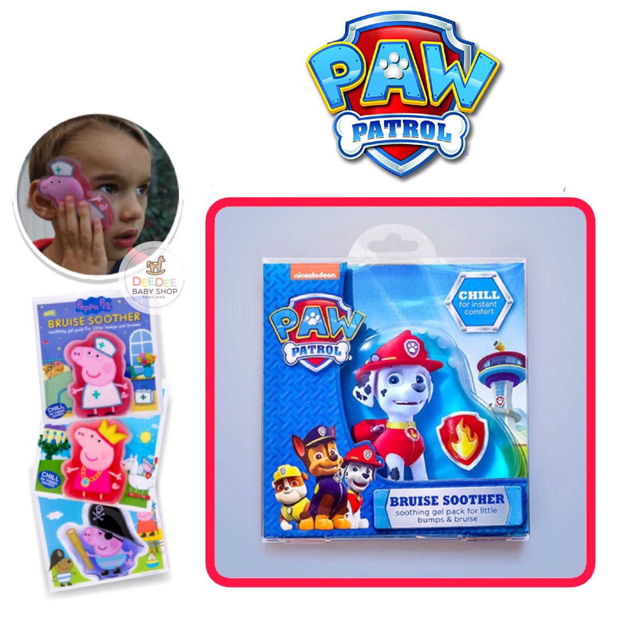 เจลประคบร้อนและเย็น Jellyworks Paw Patrol Marshall Bruise Soother