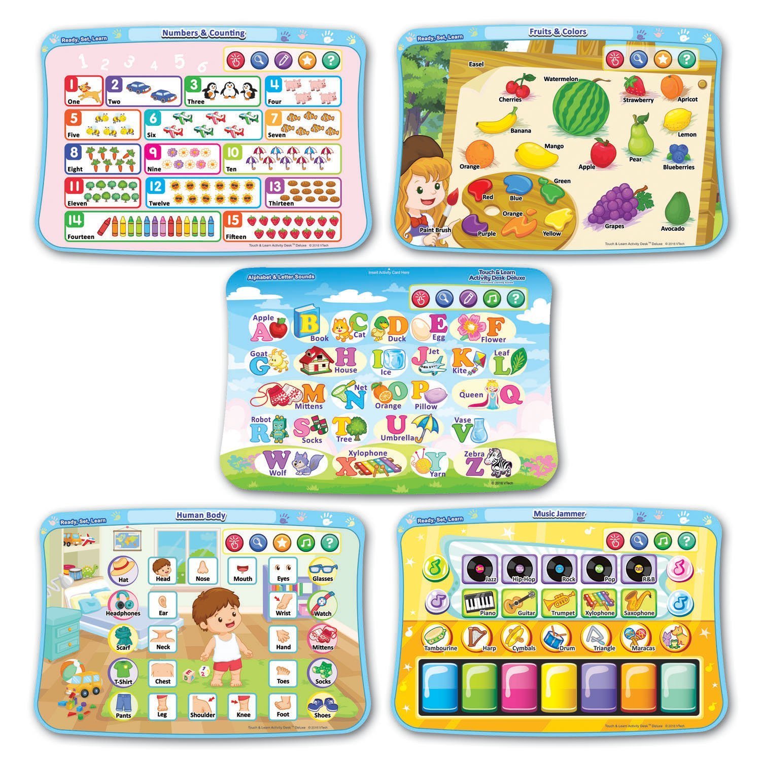 โต๊ะกิจกรรมเสริมพัฒนาการเอนกประสงค์ VTech 3-in-1 Touch and Learn Activity Desk Deluxe