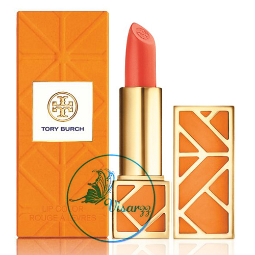 Tory Burch Lip Color 3g # 03 Pretty Boy ลิปสติกที่ให้โทนสีเป็นเอกลักษณ์ ตามสไตล์แบรนด์เสื้อผ้าหรูจาก New York
