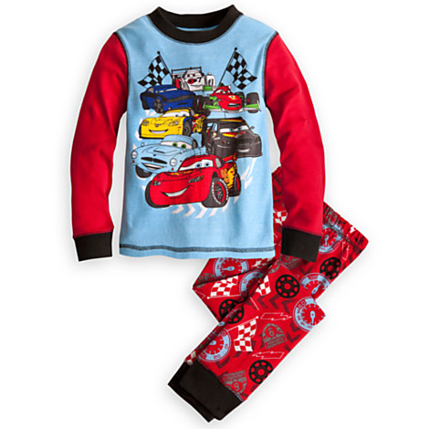 ชุดนอนแขนขายาว Disney Cars PJ Pals for Boys ไซส์ 10 จาก Disneystore อเมริกา