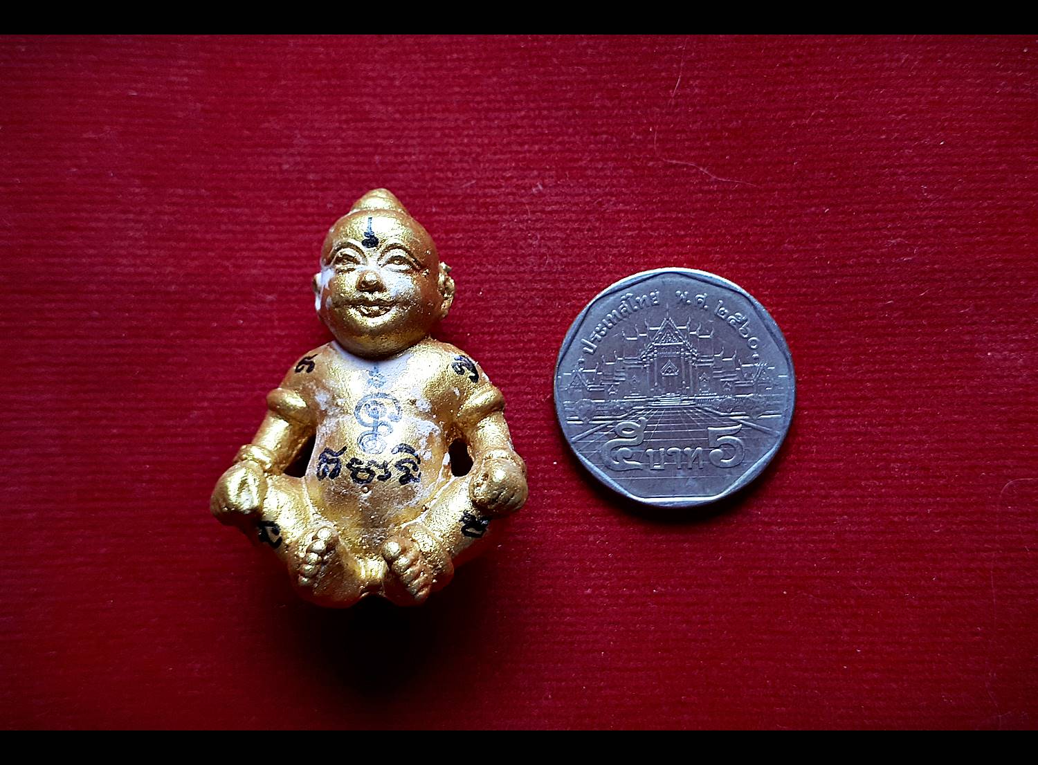 กุมารทองนพฤทธิ์ (ลูกพญานาหมื่น) (รุ่น2) เนื้อผง ปี2562 - หลวงพ่อวิชัย วัดหัวเด่น