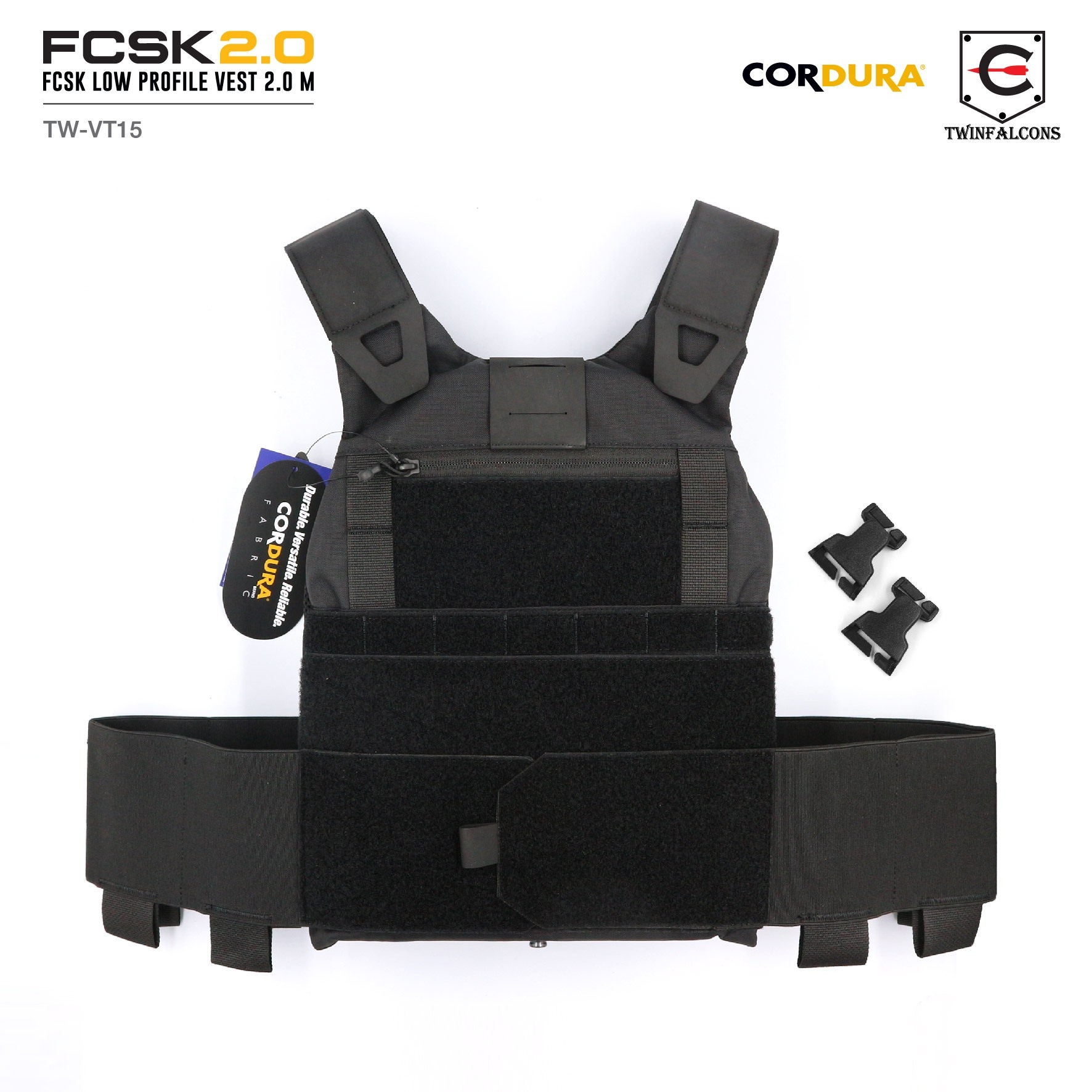 เสื้อเกราะ FCSK 2.0 Plate Carrier ( Twinfalcons ) [ TW-VT15 ] (K2600)
