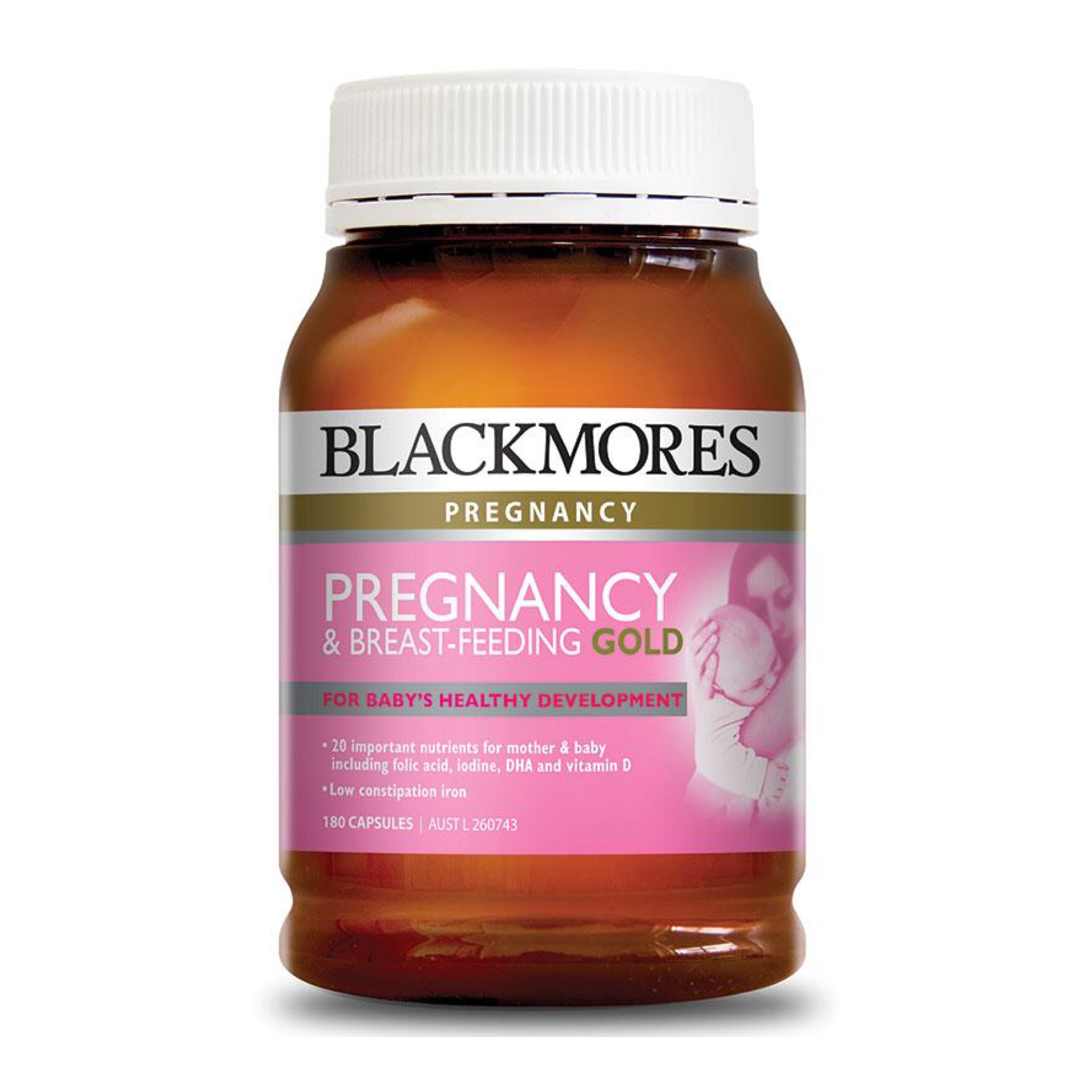 วิตามินสำหรับคุณแม่ตั้งครรภ์และคุณแม่ให้นมบุตร BLACKMORES Pregnancy - Pregnancy & Breast-Feeding GOLD