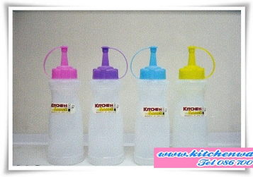 P05598 ขวดซ๊อสใหญ่ สีขาว (ราคาส่งต่อ 1 โหล: 12 ใบ คลิ๊กที่สินค้าเพื่อดูรายละเอียด)