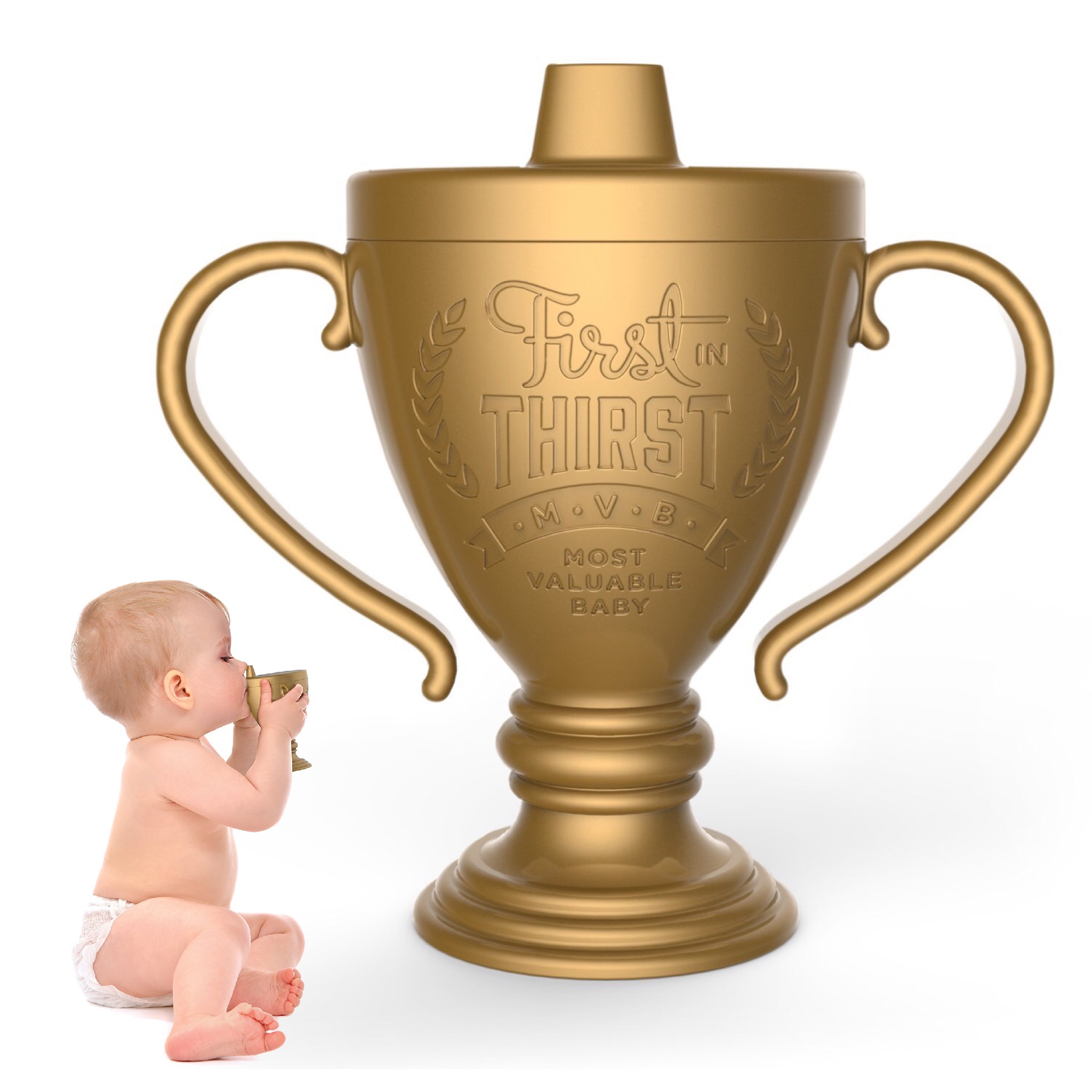 แก้วหัดดื่มสุดฮา Fred LIL' WINNER Trophy Sippy Cup