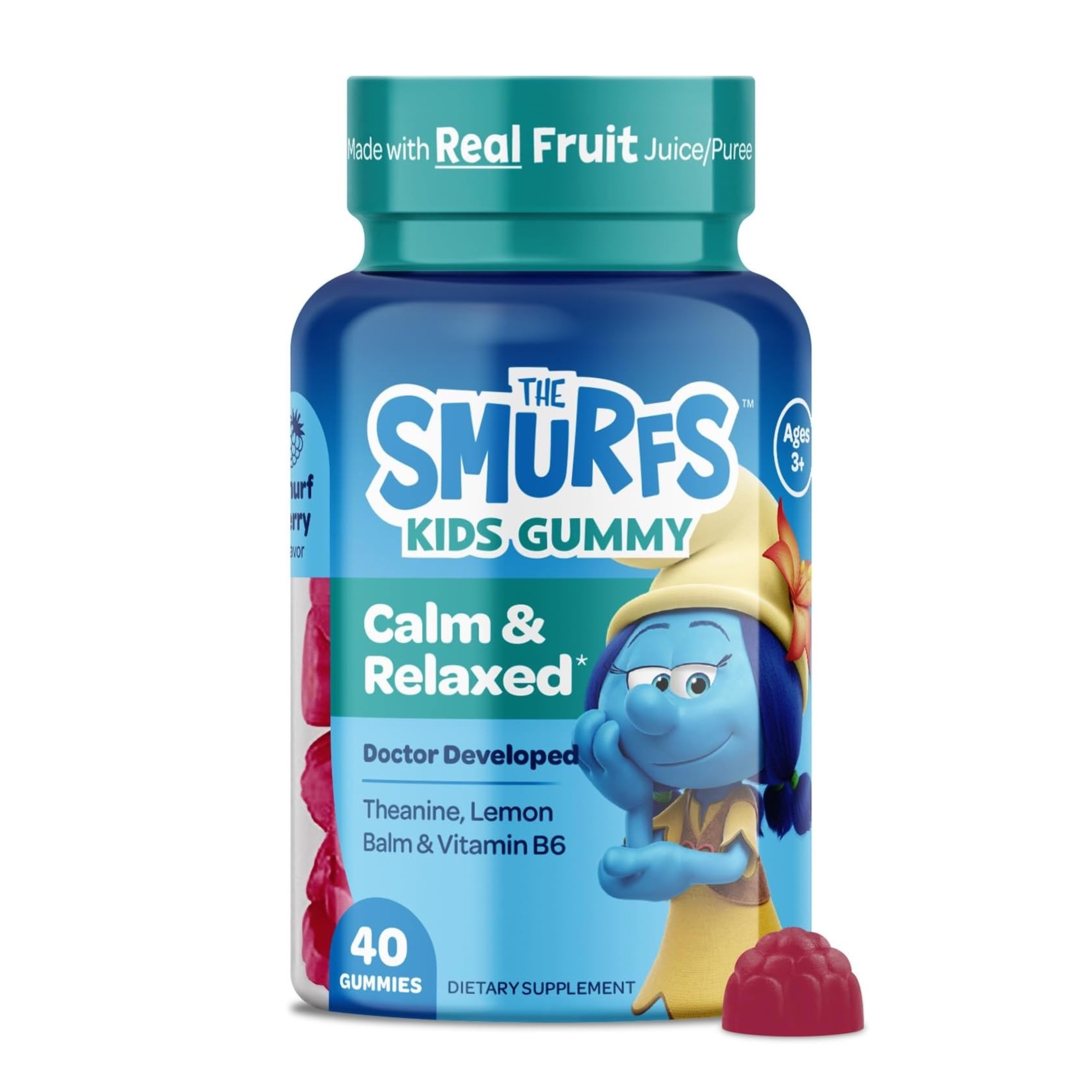 วิตามินชนิดกัมมี่สำหรับเด็ก The SMURFS Kids Gummy - Calm & Relaxed