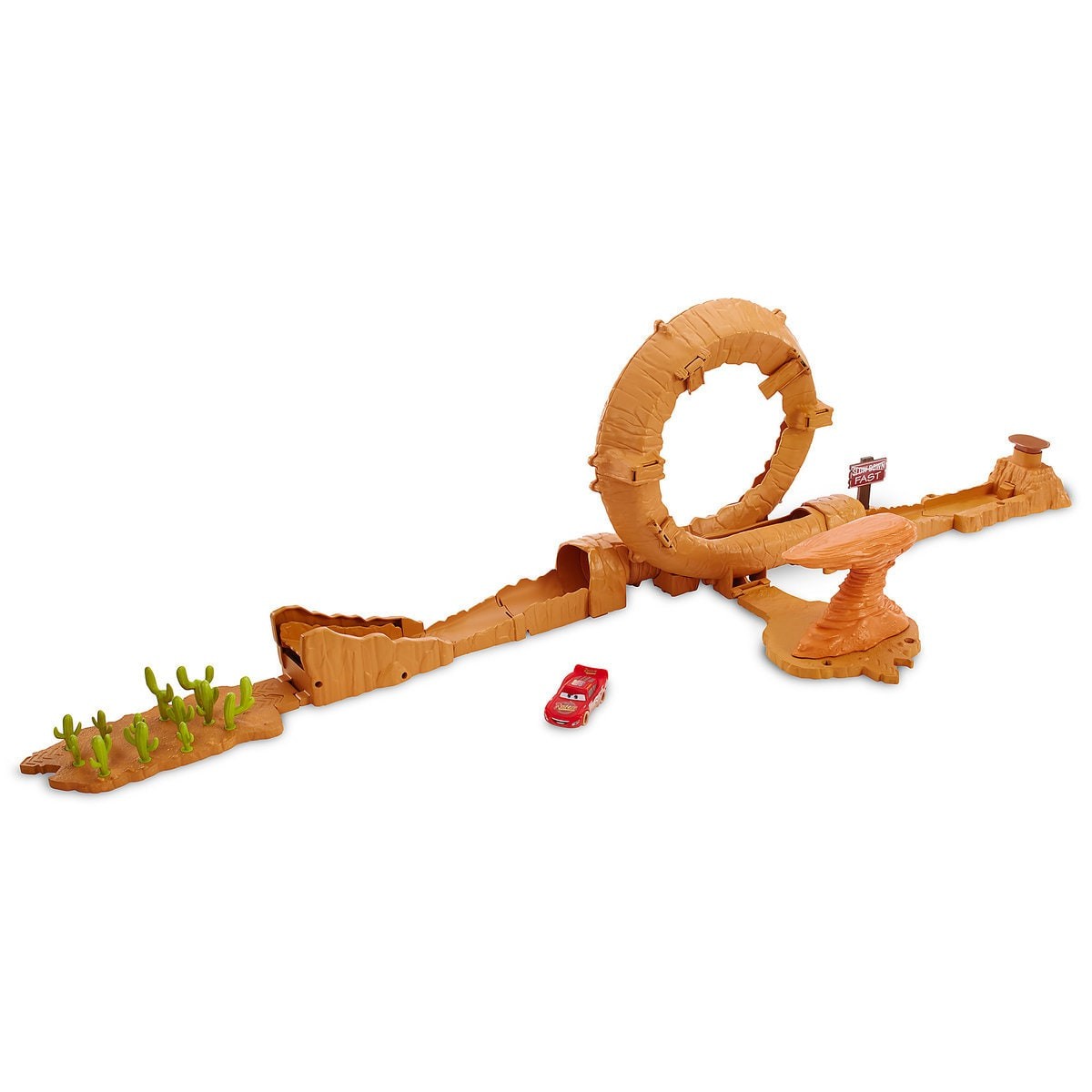 ชุดสนามแข่งรถจำลอง Mattel Disney Cars 3 Willy's Butte Transforming Track Set