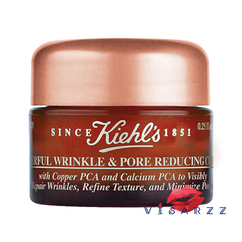 (Tester 7mL) Kiehl's Powerful Wrinkle and Pore Reducing Cream 7mL ครีมต้านริ้วรอย อุดมส่วนผสมของโมเลกุลอาหารผิว Copper PCA และ Calcium PCA ทำให้ริ้วรอยลดเลือนอย่างเห็นได้ชัด พร้อมทำให้รูขุมขนแลดูเล็กลง และสภาพผิวนุ่มเนียนขึ้น