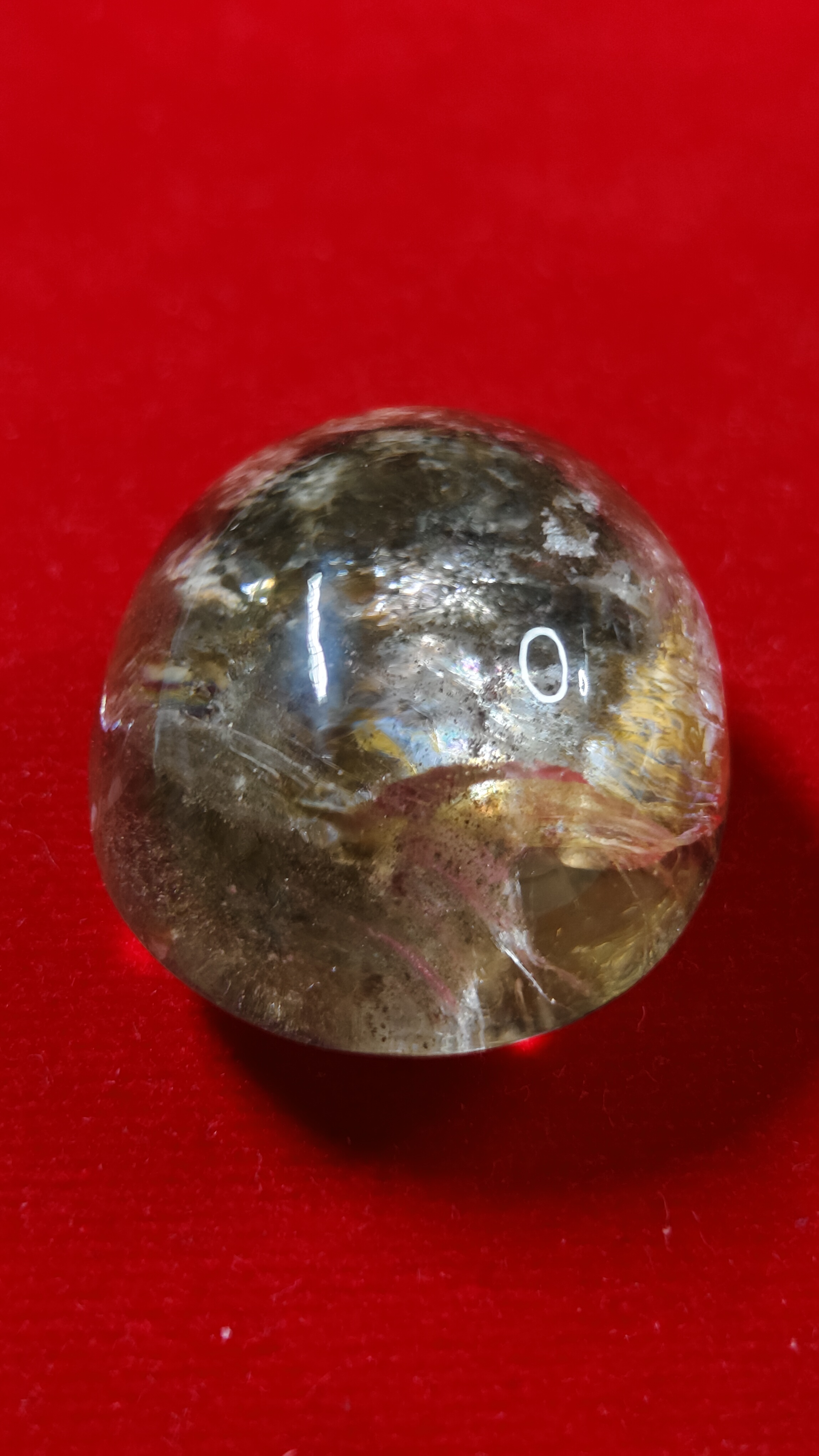 #แก้วโป่งข่าม(แก้วปวกกาบเงินกาบทองประกายรุ้ง)รหัสg-0039