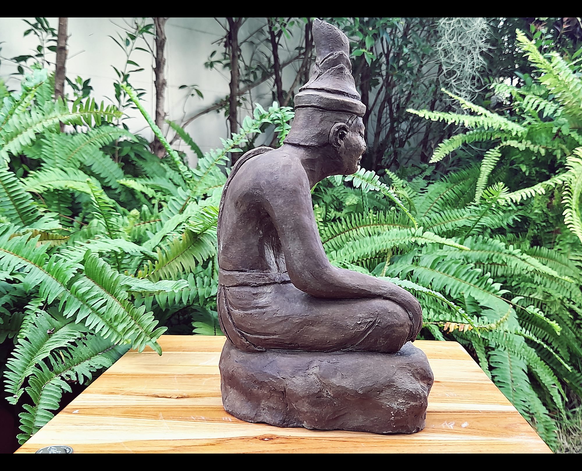 รูปปั้น พ่อปู่ฤาษี นารอท (พ่อแก่) รุ่น2 #รุ่นสุดท้าย พิธีโชคดี เนื้อดินผสมว่าน (ปั้นมือ แบบโบราณ ฐาน7นิ้ว สูง10นิ้ว) จารยันต์ ฐานบรรจุแผ่นยันต์เงิน (จัดสร้าง200ตน) ปี2564 #รับประกันแท้และทัน