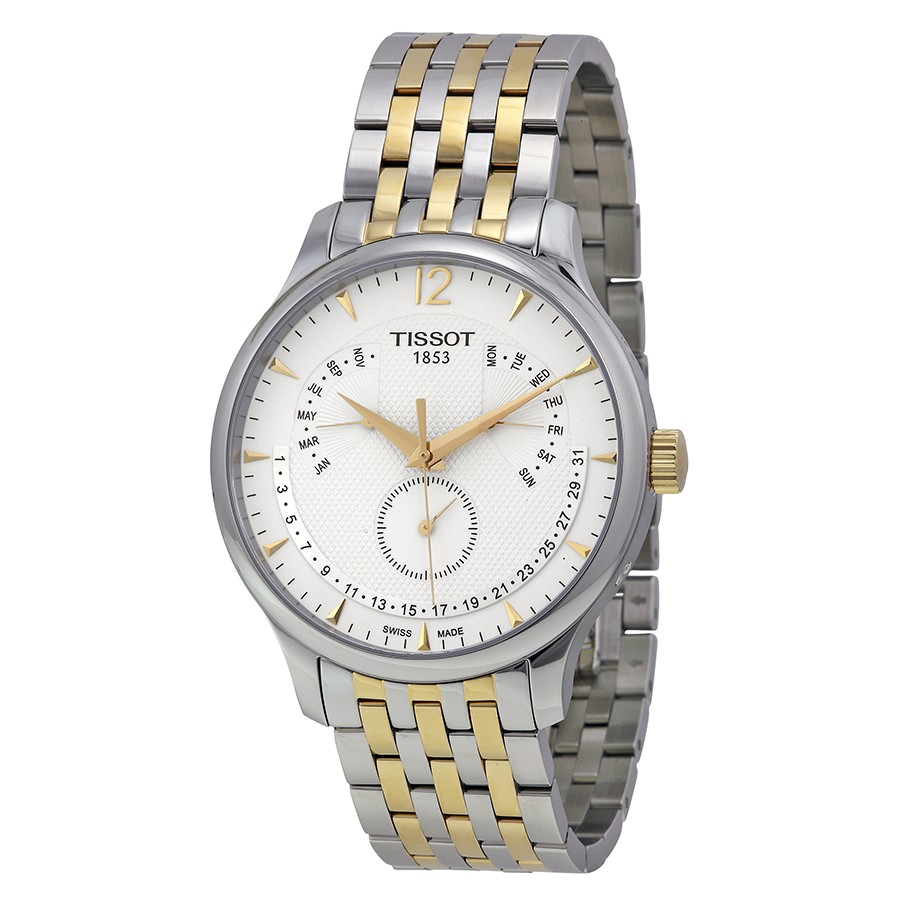 Tissot Men's Tradition T063.637.22.037.00 Silver Stainless-Steel Swiss Quartz Watch