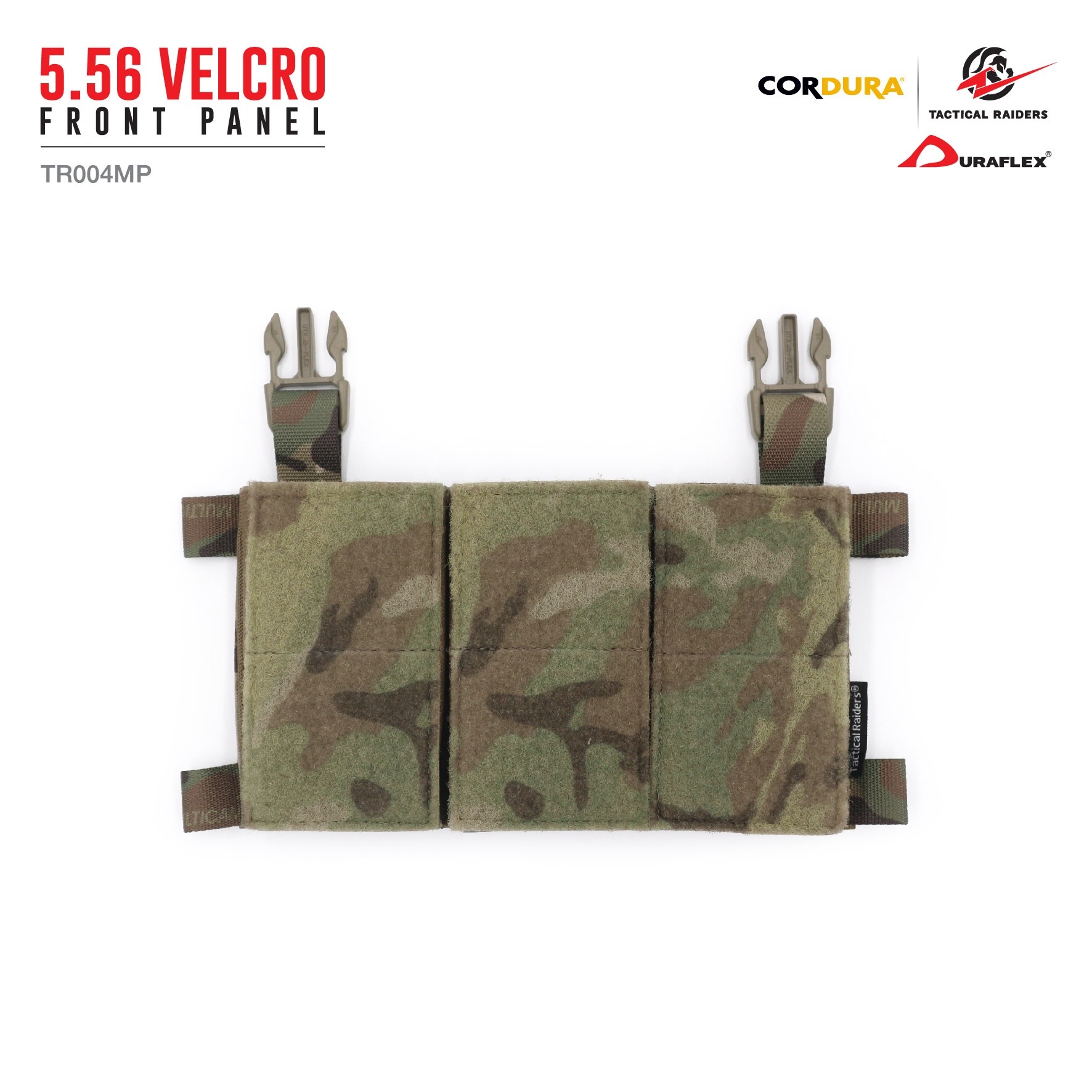 🇹🇭⫸ ซองแม็กกาซีน 5.56 Velcro Front Panel [ TR004MP ] ( Tactical Rider ) #ลายพราง