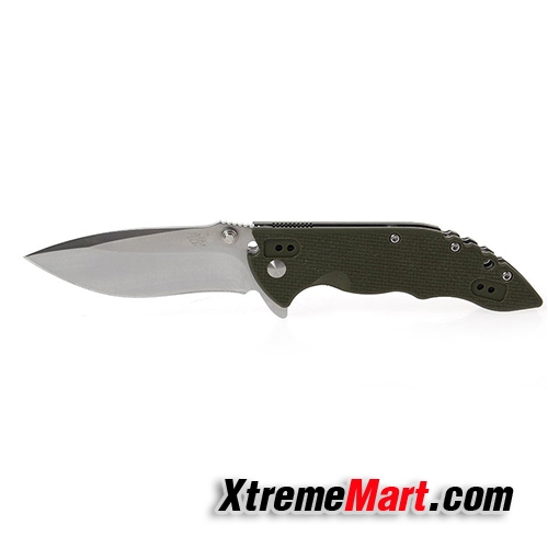 มีดพับ Sanrenmu 9054MUC-GP No Lock Stainless Steel Folding Knife (สีเขียว)