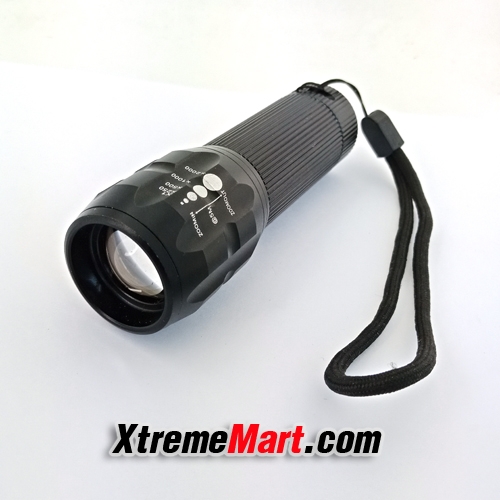 ไฟฉายซูม UltraFire Zoom AAA Flood-to-Throwing Cree Q5 Flashlight 3 โหมด (3AAA)