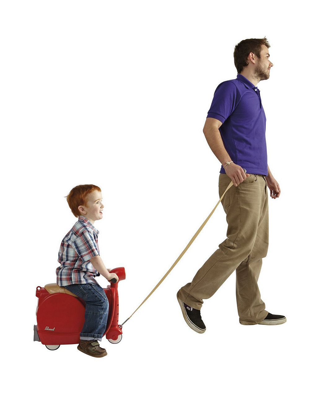 กระเป๋าเดินทางขับขี่ได้สำหรับเด็ก Skoot Children's Ride-On Suitcase (Classic Cream)