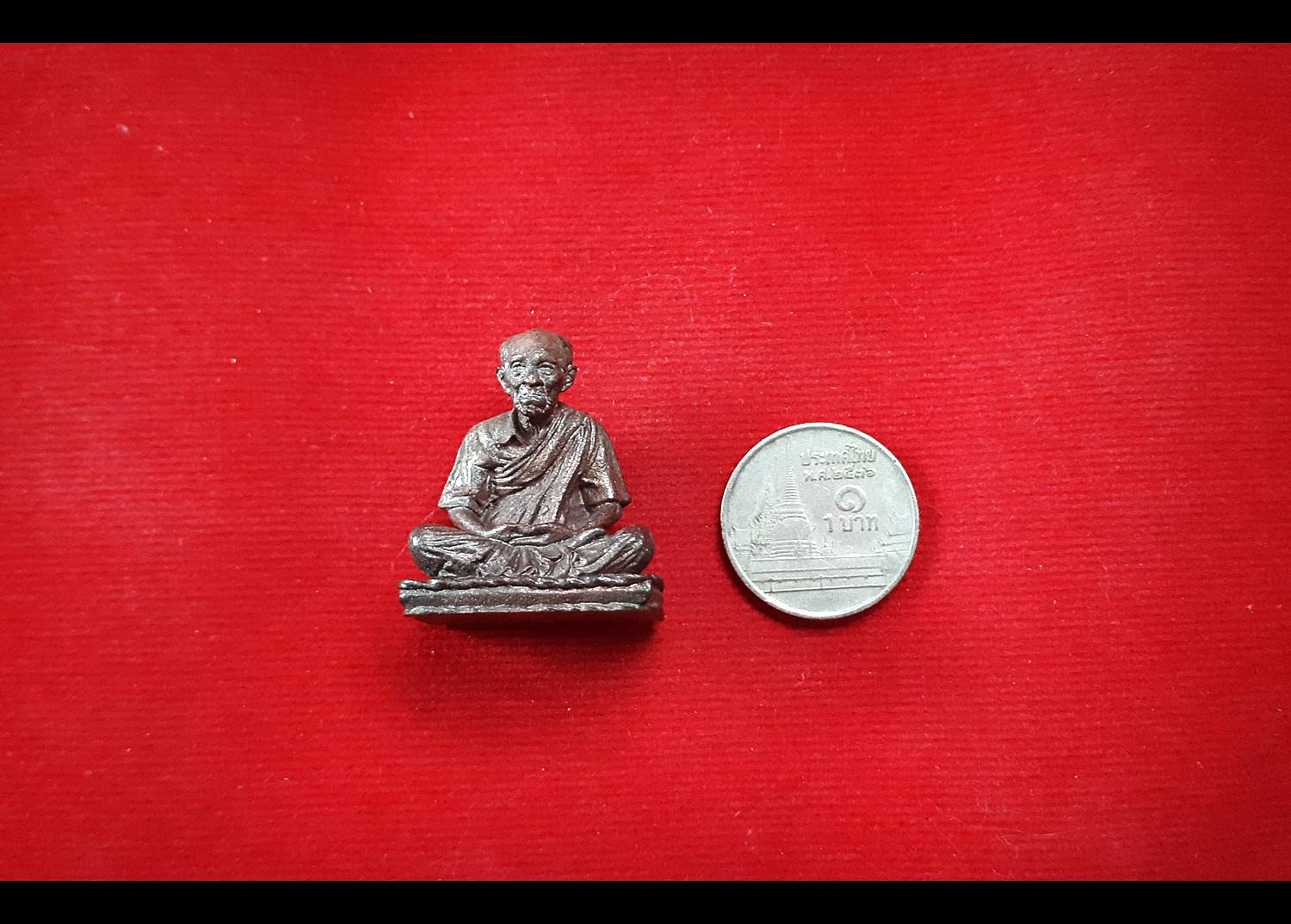 รูปหล่อ รุ่น3 (สร้างในวาระโอกาศ ที่ระลึกครบ100วัน ถึงแก่กรรมละสังขาร) ปี2561 #รับประกันแท้ - อาจารย์ปู่เม่า แย้มทับ