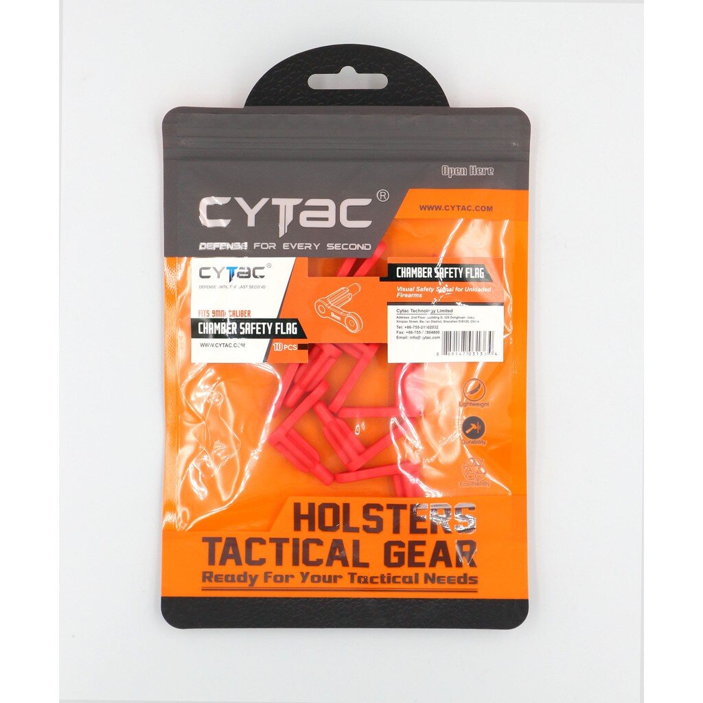 CYTAC thailand ตัวเซฟตี้รังเพลิง 9mm. (10 ตัว / ชุด)