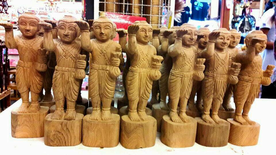 กุมารทอง แกะสลัก ไม้สักทอง (องค์เปล่ายังไม่ปลุกเสก)