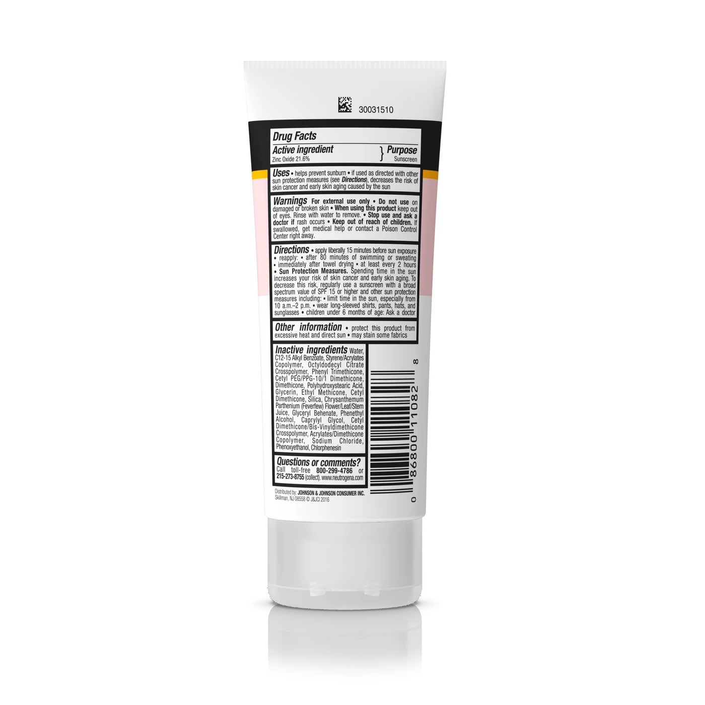 ครีมกันแดดสำหรับทารกและเด็กเล็ก Neutrogena Pure & Free Baby Sunscreen Lotion SPF 50