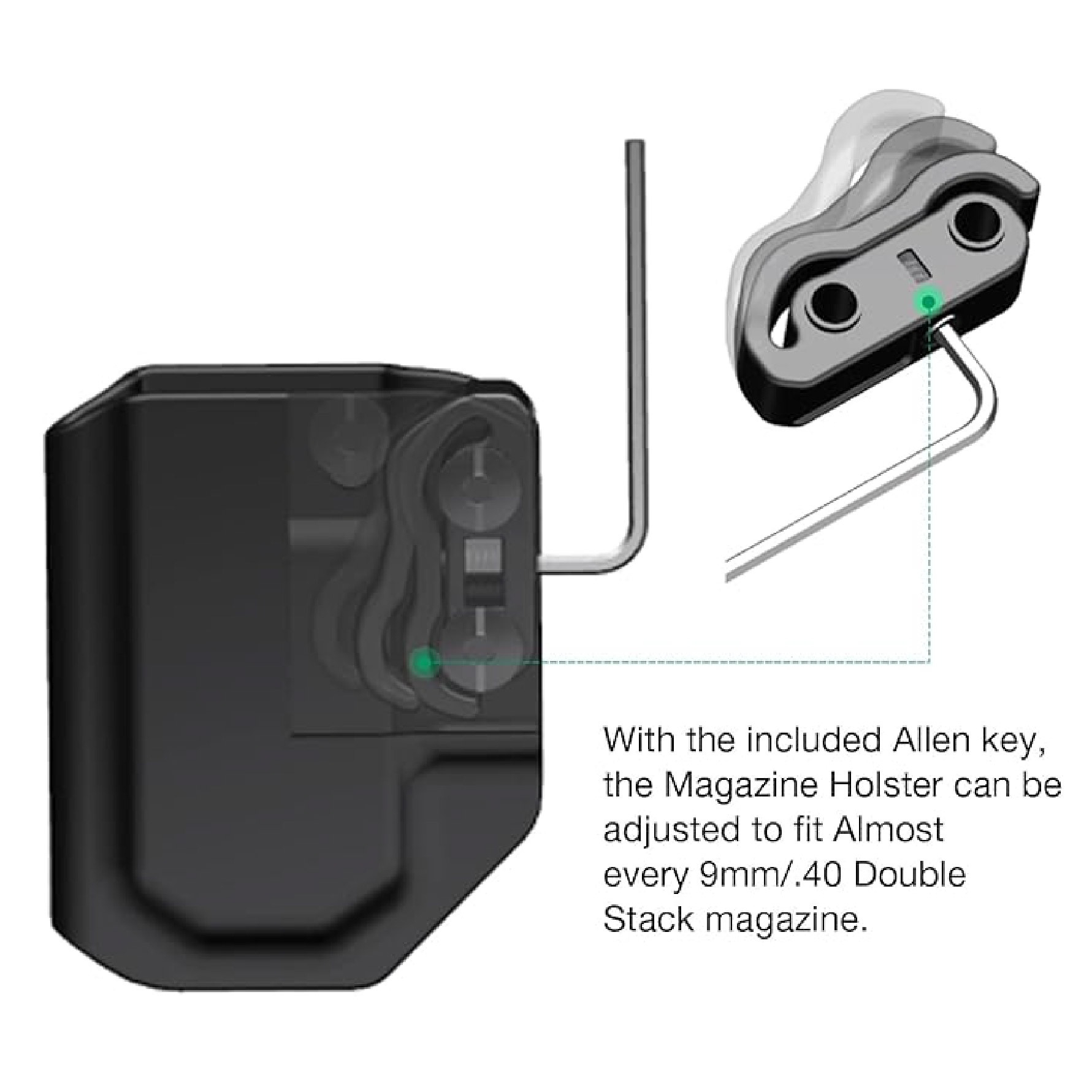 🇹🇭⫸ ซองแม็กกาซีน 9 mm. Carbon Fiber Kydex [ Warriorland ]