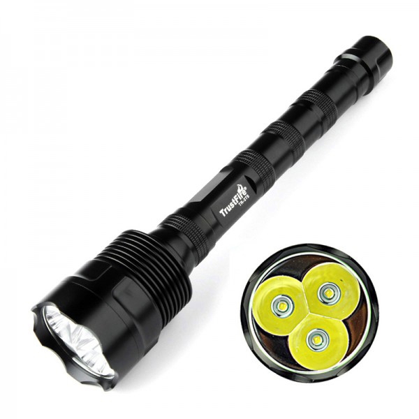 ไฟฉาย Trustfire 3800 Lumens CREE XM-L T6 x 3 หลอด LED Flashlight