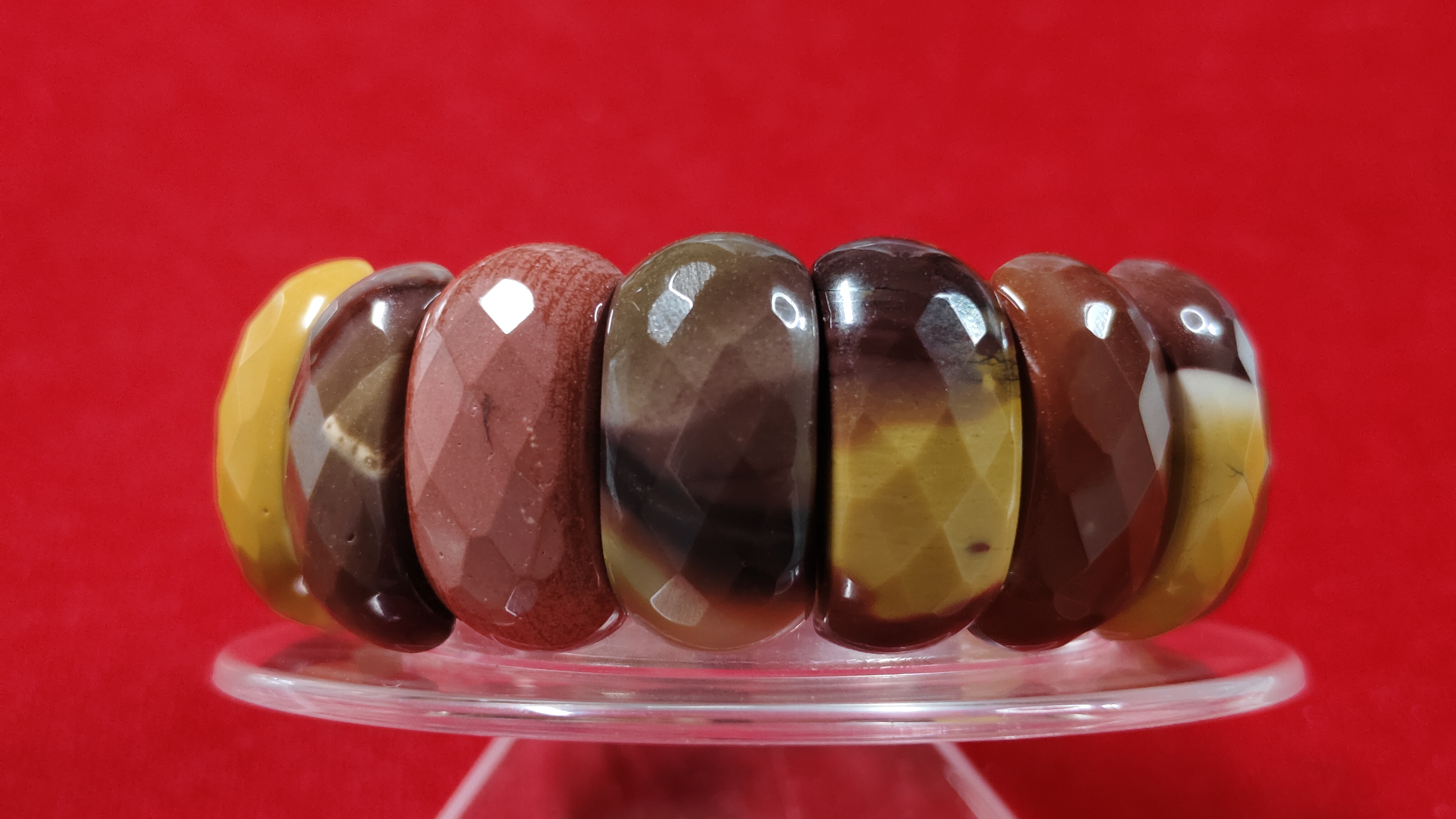 #ข้อมือหินมูไคต์ แจสเปอร์ รหัสbh-0051