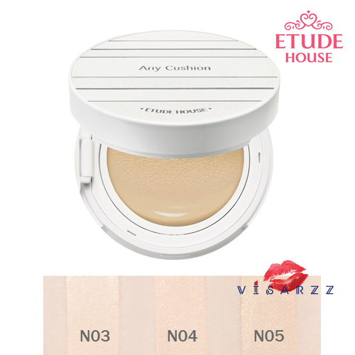ขายส่ง 420.- (#N04 Neutral Beige) Etude Any Cushion Aqua Touch SPF34/PA++ 15g Touch ให้ผิวสดชื่น! Up ความชุ่มชื้นให้ผิวด้วย Moisture Cooling อีกทั้งปกป้องผิวจาก UV และบำรุงผิวให้กระจ่างใส