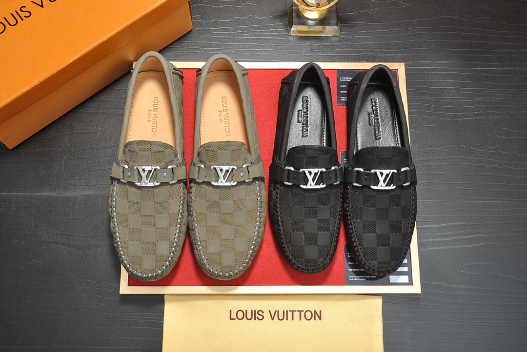 รองเท้า l loafer leather shoe 38-44