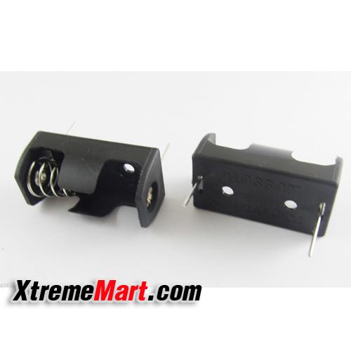 รางใส่แบตเตอรี่ 1/2 AA 1/2AA 14250 Battery Storage Box Case Holder 3.6V