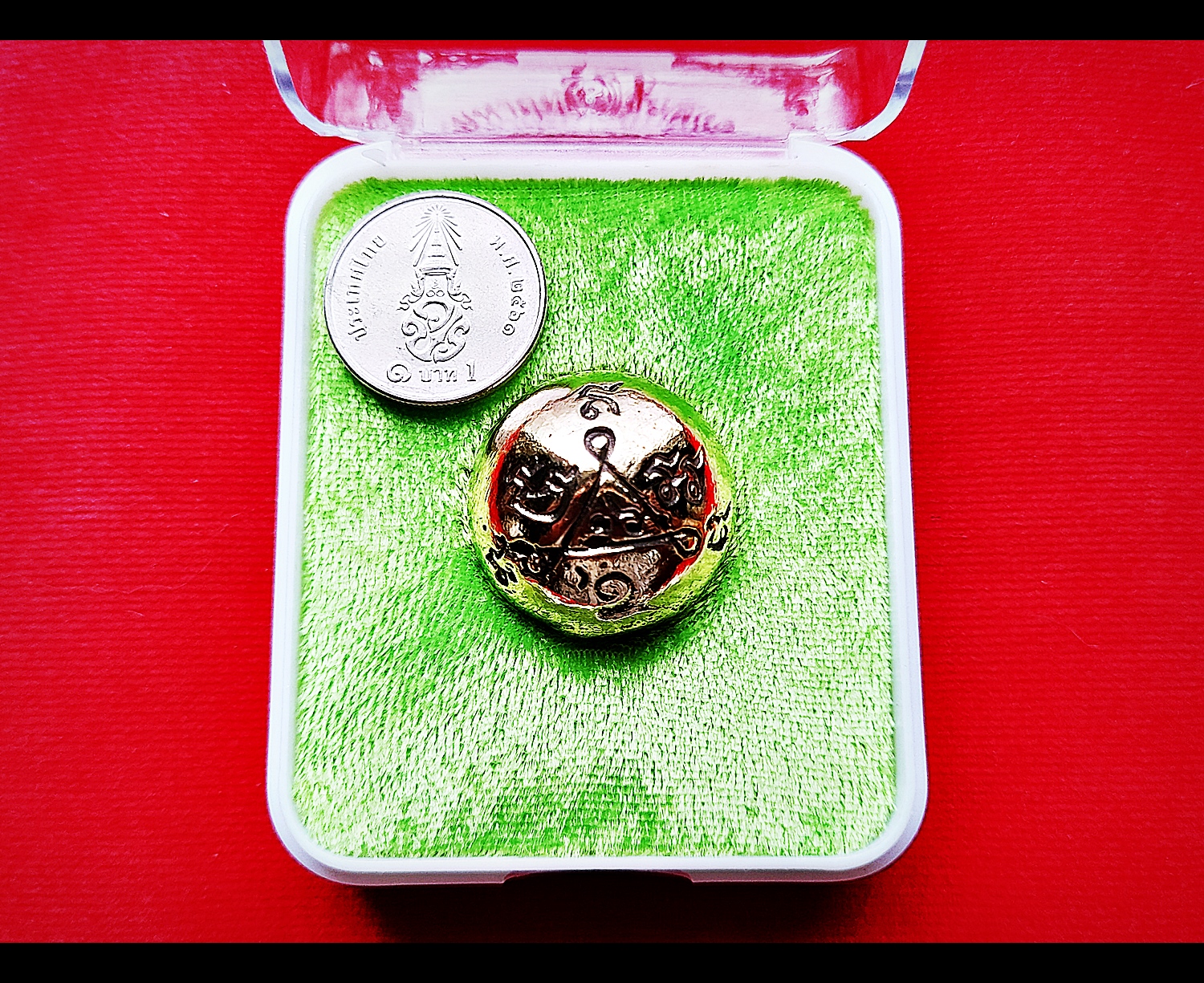 ลูกกริ่งมหาฤทธิ์พิชัยสงคราม(สร้างตามตำหรับวิชามอญวิชาพิชัยสงครามโบราณ พิธีหลวงปู่พระมหาเถรคันฉ่อง วัดป่าแก้ว มาสงเคราห์) เนื้อชนวนมหาสะท้อน ด้านใน บรรจุกริ่งปรอทกรอ ปี2564 #รับประกันแท้