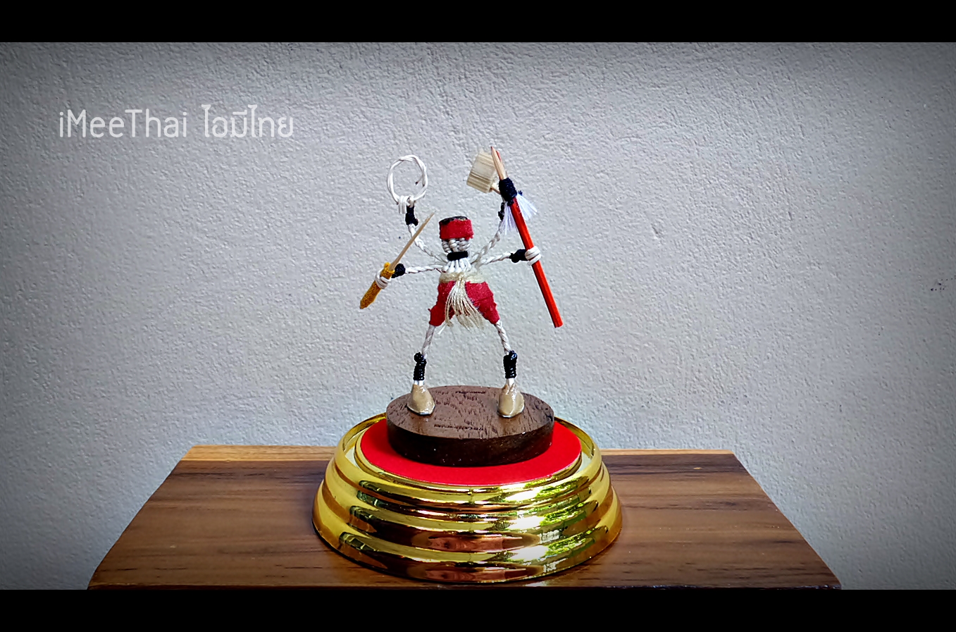 หุ่นพยนต์ 4 กร (ขนาดตั้งบูชา) ปี2559 #รับประกันแท้ - หลวงพ่อนพวรรณ วัดเสนานิมิตร