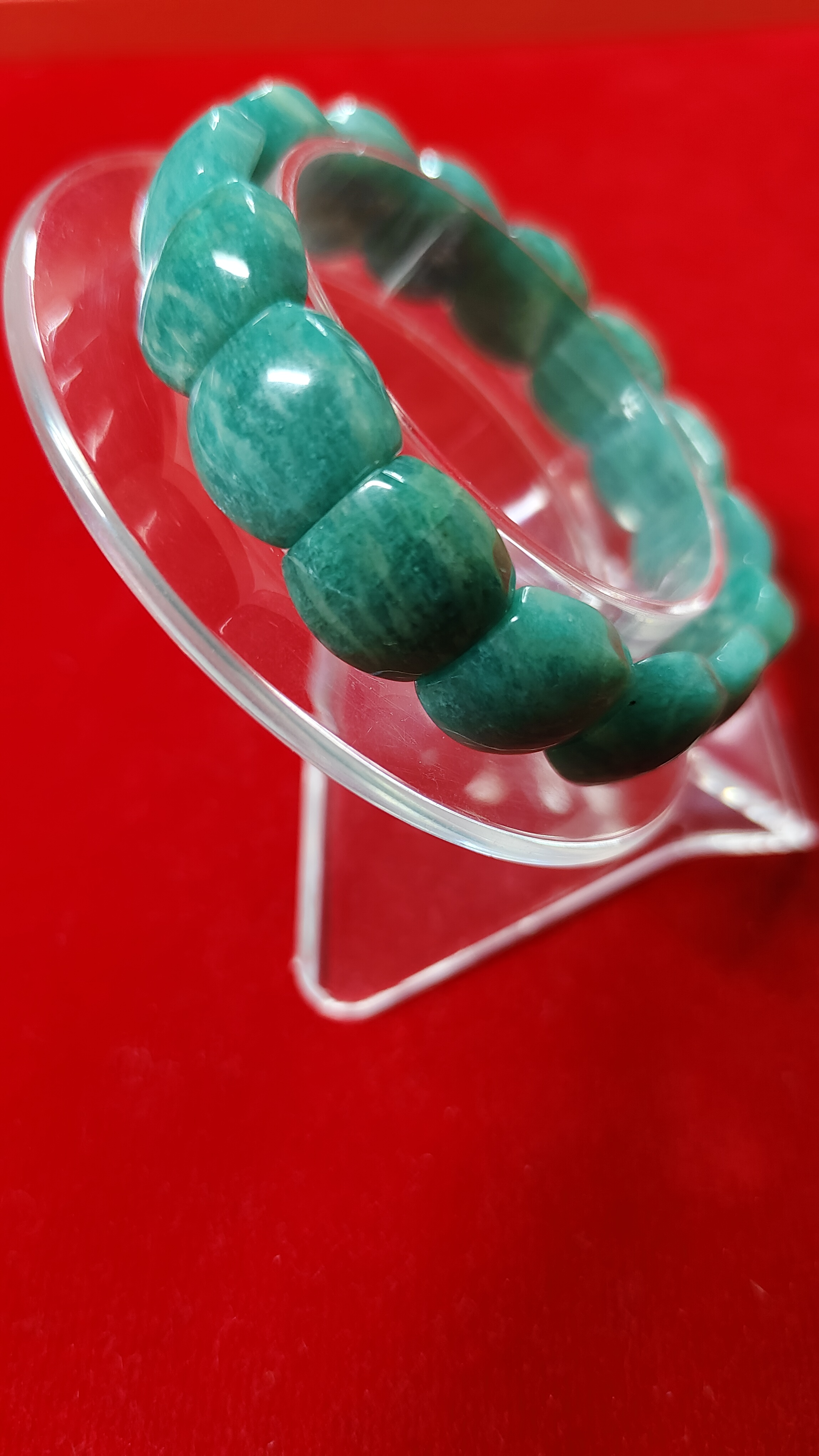 #ข้อมือหินอมาโซไนต์รหัสbh-0039