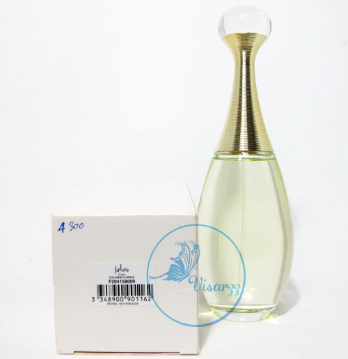 (Tester ตัวเต็ม No Box ลด 45%) Christian Dior Jadore EDT 100 mL กลิ่นหอมหวานอ่อนๆ และความรู้สึกที่แสดงออกถึงความเป็นผู้หญิงอ่อนหวาน น่ารัก มีเสน่ห์