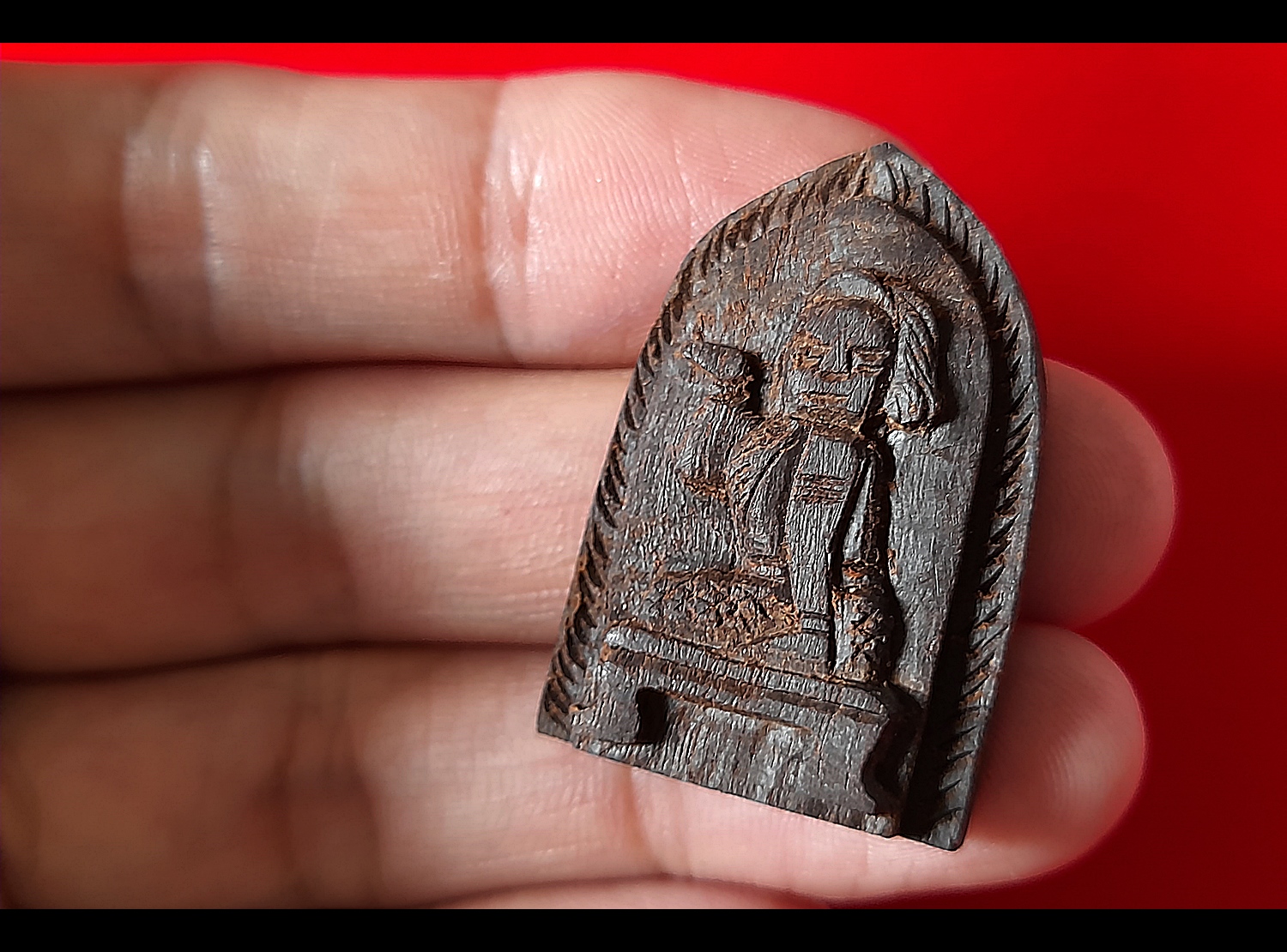 แม่นางกวัก เนื้อไม้ตะเคียนแท้ (ขนาดพกพา) - หลวงพ่อสมศักดิ์ วัดการเปรียบ จ.ชัยนาท #รับประกันแท้ #ปลุกเสกแล้ว