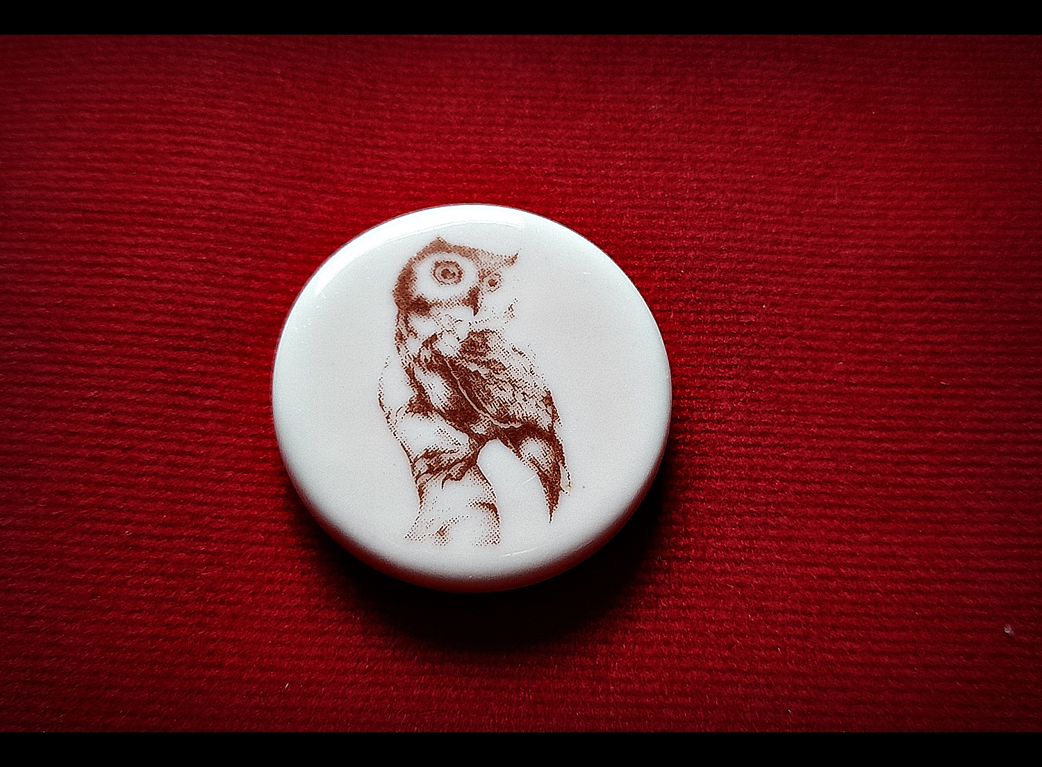 เหรียญพญานกทึดทือ เนื้อพอร์ชเลน(เซรามิก) ปี2563 (เข้าพิธีกรรมฐาน 3วัน 3คืน) (พุทธคุณ ปัญญาเฉียบไวเฉียบแหลม เฝ้าทรัพย์ มหาลาภ)