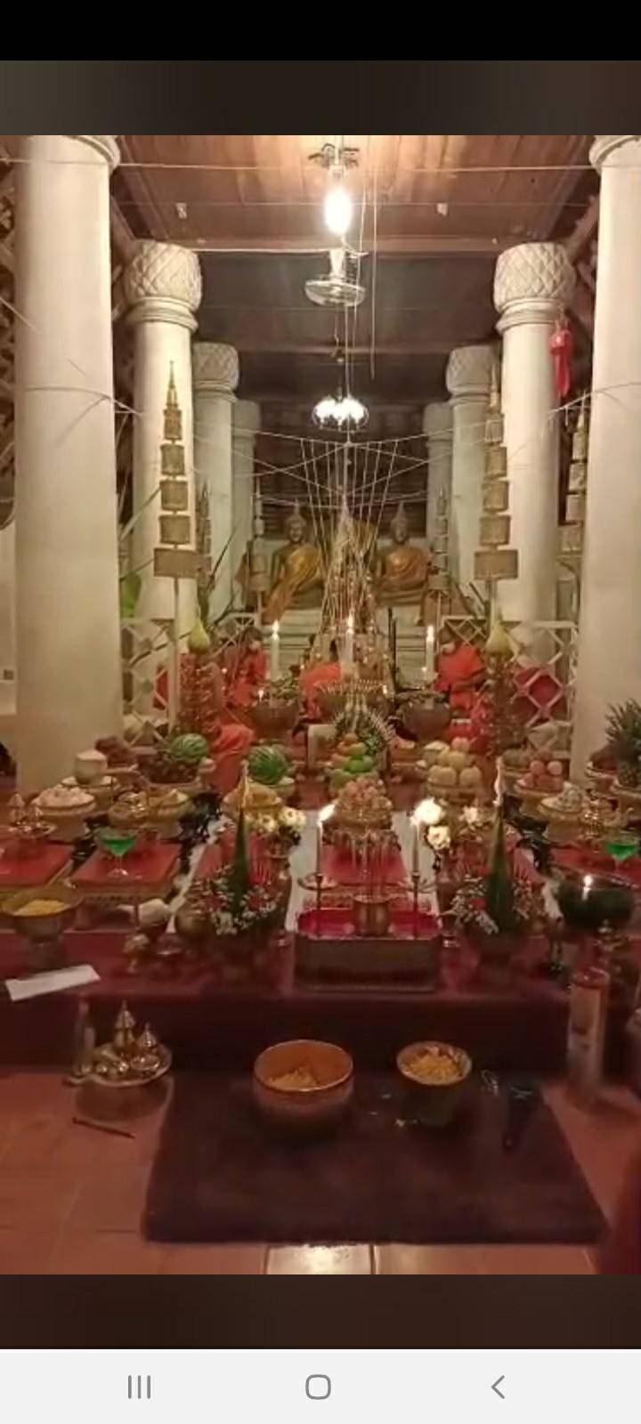 วชิราวุธ(สุดยอดอาวุธของพระอินทร์) ขนาดใหญ่ เนื้อโลหะแร่เงินยวง