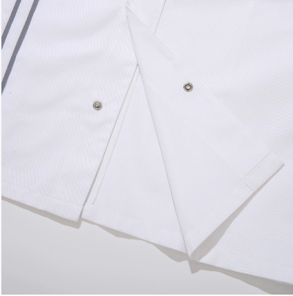 เสื้อเชฟ เสื้อพ่อครัว เสื้อแม่ครัว เสื้อพนักงานทำอาหาร เสื้อกุ๊ก M6807002 ขาว ดำ เขียว แดง M-4XL